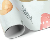 Grillige Paddenstoelen Inpakpapier (Rol Hoek)