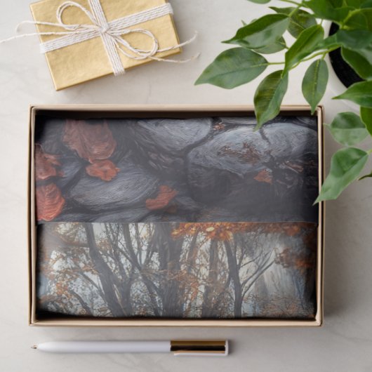 grillige paddenstoelenontkoppeling tissuepapier (Geschenk)