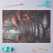 grillige paddenstoelenontkoppeling tissuepapier (Craft)