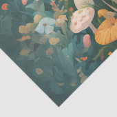 grillige paddenstoelentuin tissuepapier (Detail)