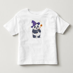 Grillige Pandatovenaar met Magische Hoed Kinder Shirts