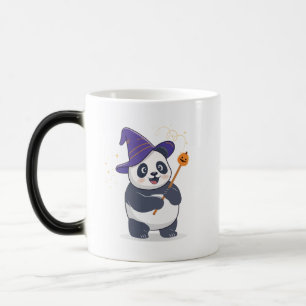 Grillige Pandatovenaar met Magische Hoed Mok