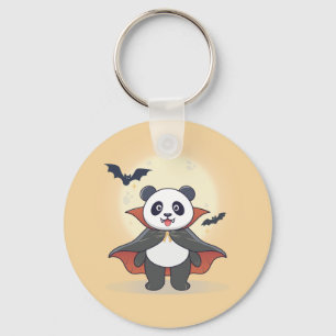 Grillige Pandatovenaar met Magische Hoed Sleutelhanger