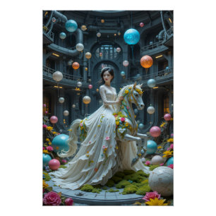 grillige papieren droom perfect poster
