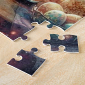 Grillige Pasen Konijn Banketbakker Landelijke Keuk Legpuzzel (Zijkant)