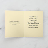 grillige pastel schaapstapel ontbreekt je goed kaart (Binnen)