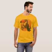 Grillige Pastel Toekan T-shirt (Voorkant volledig)