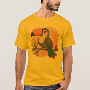 Grillige Pastel Toekan T-shirt