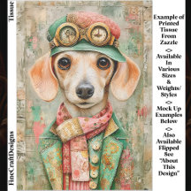 Grillige Pastelkleurige Geklede Dachshund EB4L Dec