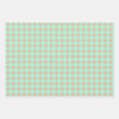 grillige pastelpastels wikkelpapier flat sheet set inpakpapier vel (Voorkant 3)
