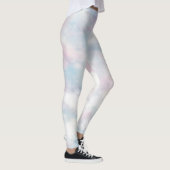 grillige pastelwolken leggings (Rechts)