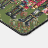 Grillige Patchwork Kerst Notenkraker Trio Bureaumat (Hoek)