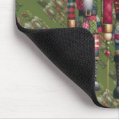 Grillige Patchwork Kerst Notenkraker Trio Muismat (Hoek)
