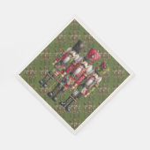 Grillige Patchwork Kerst Notenkraker Trio Servet (Hoek)