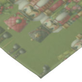 Grillige Patchwork Kerst Notenkraker Trio Tafelkleed (Gekanteld)