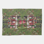 Grillige Patchwork Kerst Notenkraker Trio Theedoek (Horizontaal)