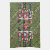 Grillige Patchwork Kerst Notenkraker Trio Theedoek (Verticaal)