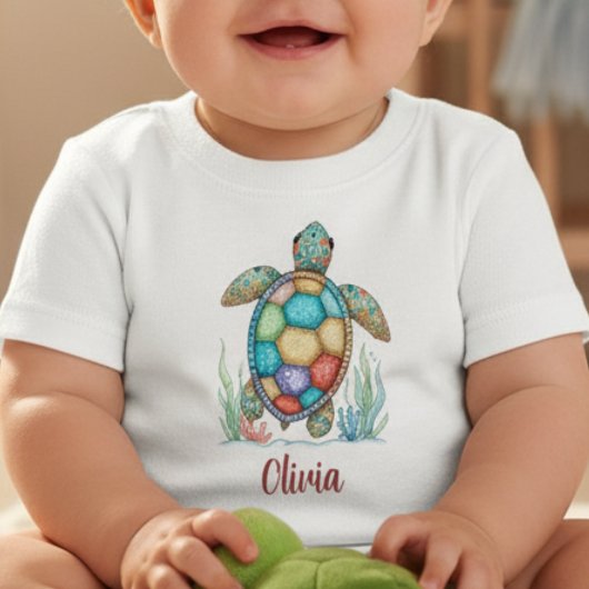 Grillige Patchwork Zeeschildpad