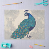 Grillige Pauw Tissuepapier (Craft)
