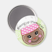 grillige peperkoekbakker magneet (Voorkant / Achterkant)