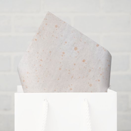 Grillige Perzik Stippen Verjaardag Tissuepapier (Cadeauzakje)