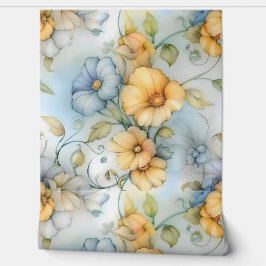 grillige petale belichting botanisch behang