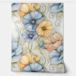 grillige petale belichting botanisch behang