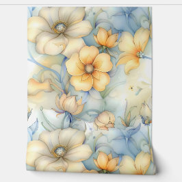 grillige petale belichting botanisch behang