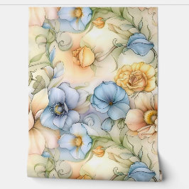 grillige petale belichting botanisch behang