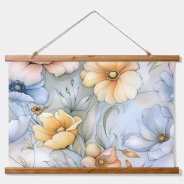 grillige petale belichting botanisch hangend wandkleed