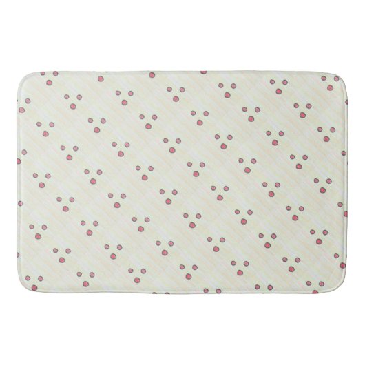 grillige polka dot design badmat (Voorkant)