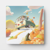 Grillige pompoenrit fotoplaat (Voorkant)