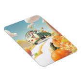 Grillige pompoenrit magneet (Rechterzijde)