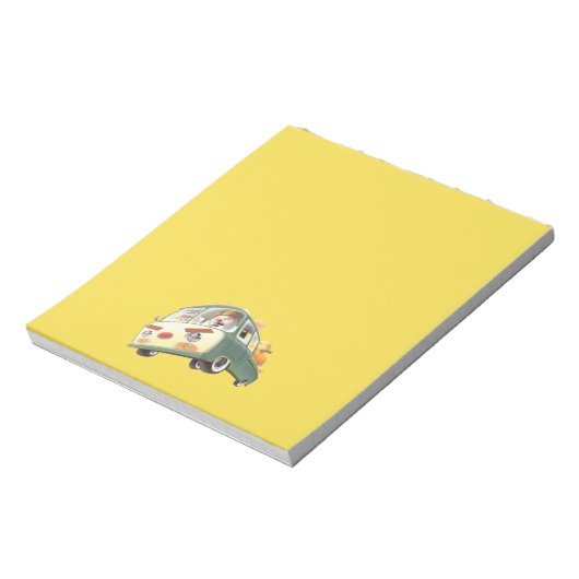 Grillige pompoenrit notitieblok (Linkerzijde)