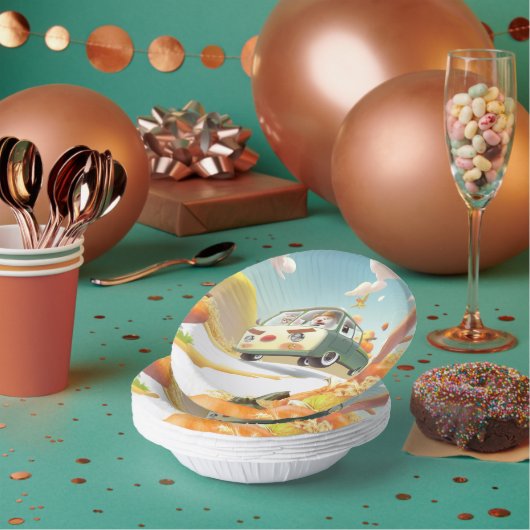 Grillige pompoenrit papieren kommen (Multi)