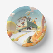 Grillige pompoenrit papieren kommen (Voorkant)