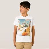 Grillige pompoenrit t-shirt (Voorkant volledig)