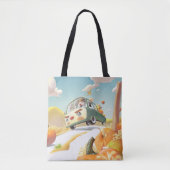 Grillige pompoenrit tote bag (Voorkant)