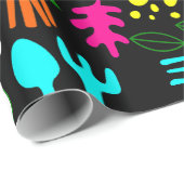 grillige pop art fruit sushi cadeaupapier (Rol Hoek)