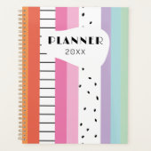 Grillige Pop Strepen Planner (Voorkant)