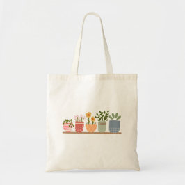 Grillige Potaardbloemen Winkelen Eco Herbruikbaar Tote Bag