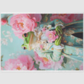 Grillige Prins Charmant Bloem Frog Decoupage Tissuepapier (Voorkant)
