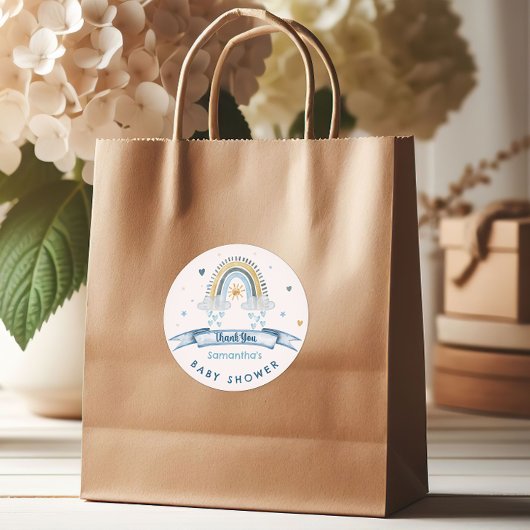 grillige regenboog dank u Sticker