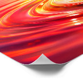 Grillige Regenboogbosspatsering Poster (Hoek)