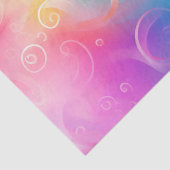 grillige regenboogwervelontkoppeling tissuepapier (Detail)