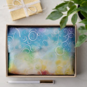 grillige regenboogwervelontkoppeling tissuepapier (Geschenk)