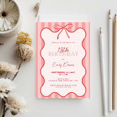 grillige retro border 18e verjaardag kaart