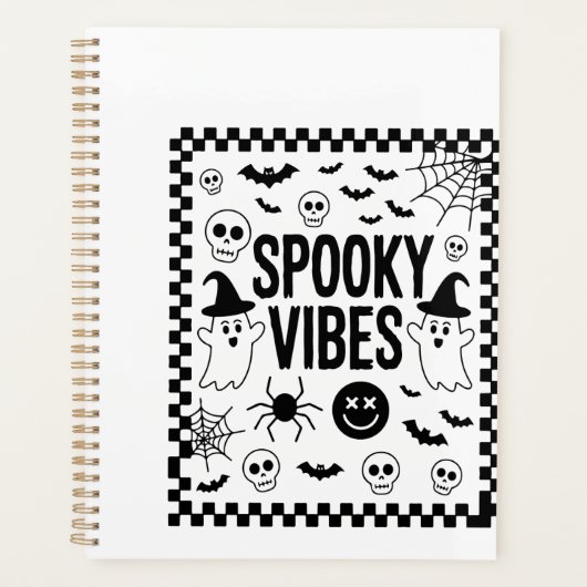 Grillige Retro Halloween Planner (Voorkant)