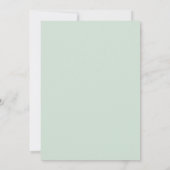 grillige retro | Kerstvakantie bruiloft Kaart (Achterkant)