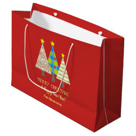 Grillige Rode Kerstboom Groot Cadeauzakje